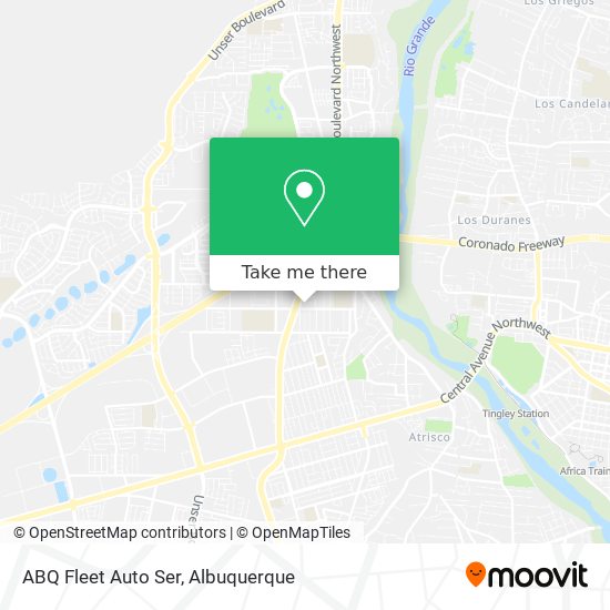Mapa de ABQ Fleet Auto Ser