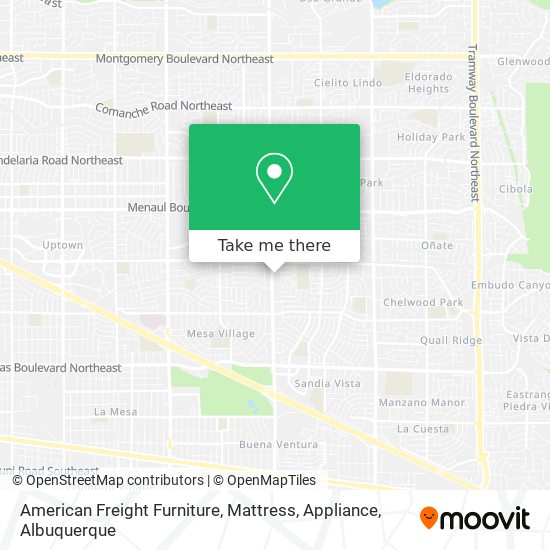 Mapa de American Freight Furniture, Mattress, Appliance