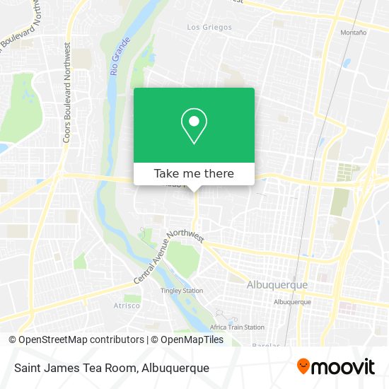 Mapa de Saint James Tea Room