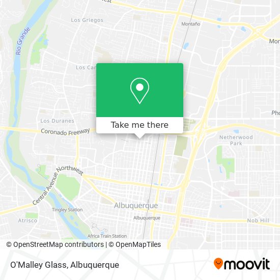 O'Malley Glass map