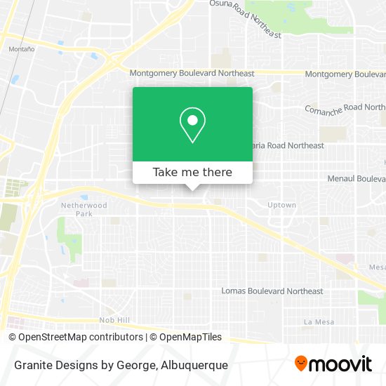 Granite Designs by George map