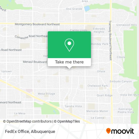 FedEx Office map