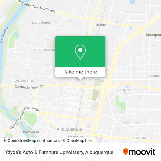 Clyde's Auto & Furniture Upholstery map