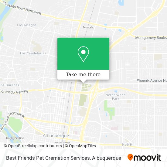 Mapa de Best Friends Pet Cremation Services