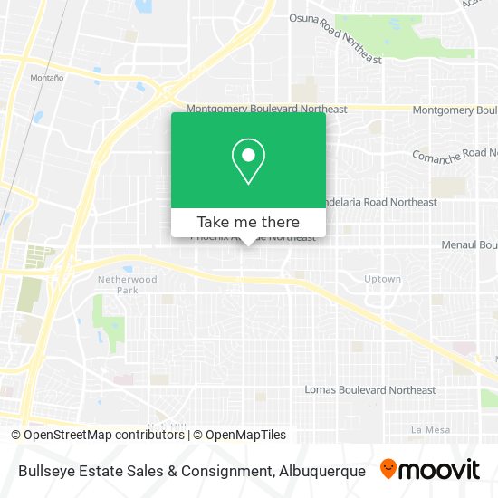 Bullseye Estate Sales & Consignment map