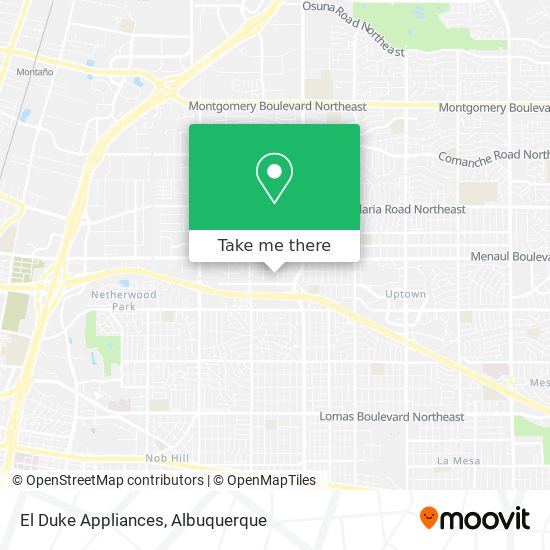 El Duke Appliances map