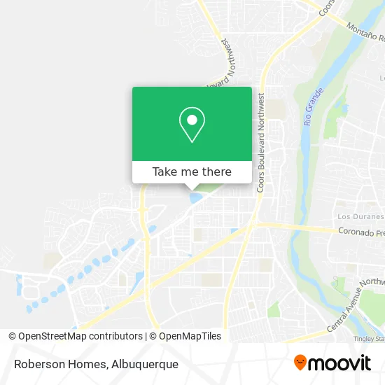 Roberson Homes map