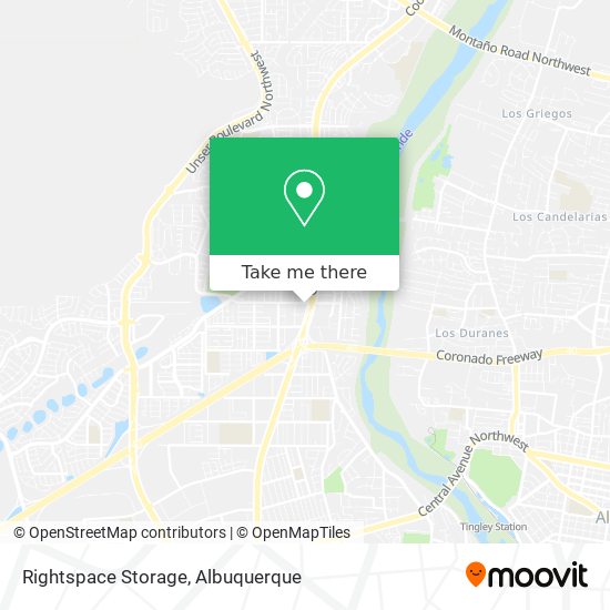 Mapa de Rightspace Storage