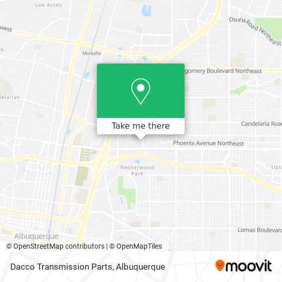 Mapa de Dacco Transmission Parts