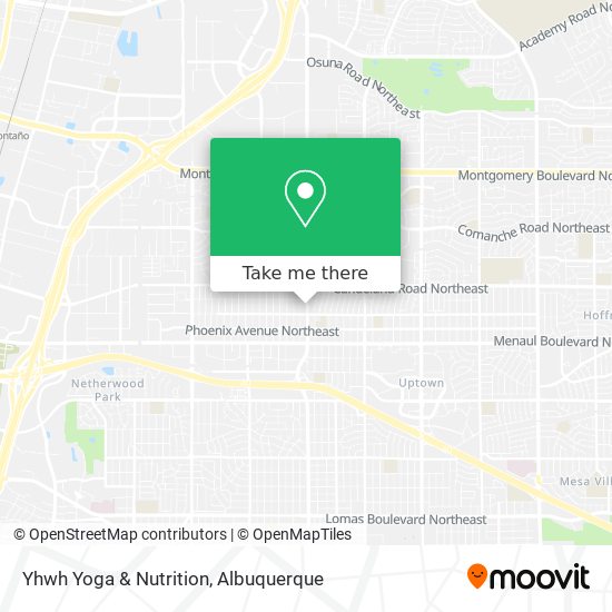 Yhwh Yoga & Nutrition map