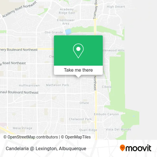 Candelaria @ Lexington map