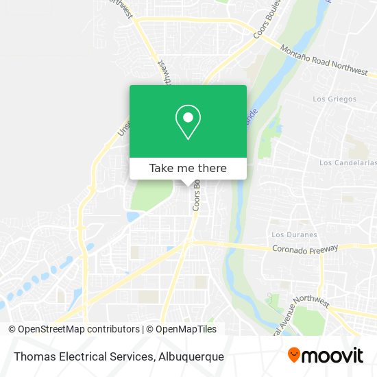 Thomas Electrical Services map