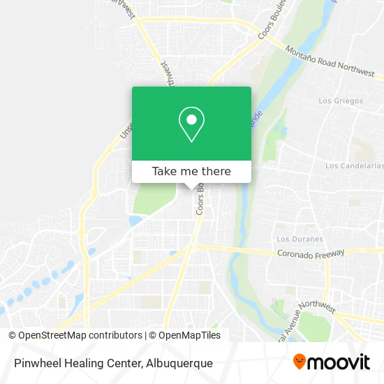 Pinwheel Healing Center map