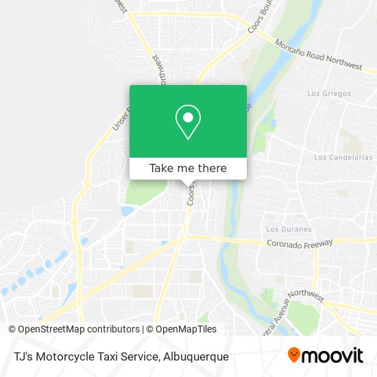 TJ's Motorcycle Taxi Service map