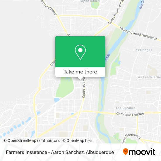 Farmers Insurance - Aaron Sanchez map