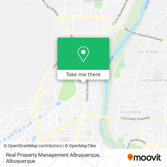 Mapa de Real Property Management Albuquerque