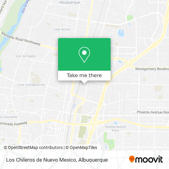 Los Chileros de Nuevo Mexico map