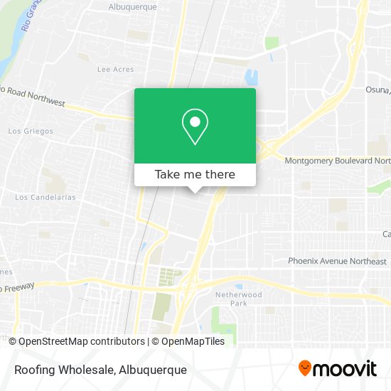 Roofing Wholesale map