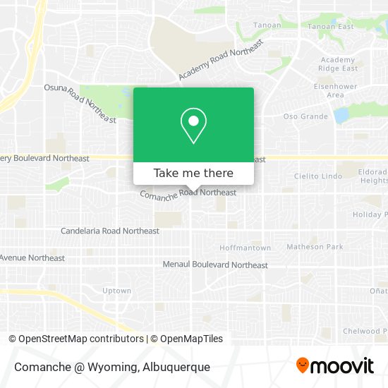 Comanche @ Wyoming map
