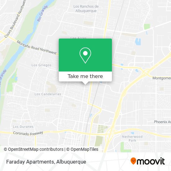 Mapa de Faraday Apartments