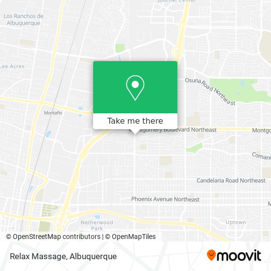 Mapa de Relax Massage