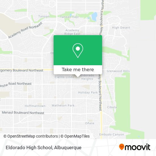 Eldorado High School map