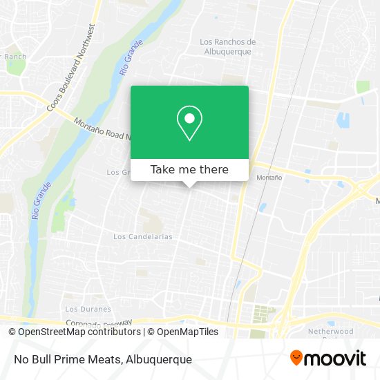 No Bull Prime Meats map