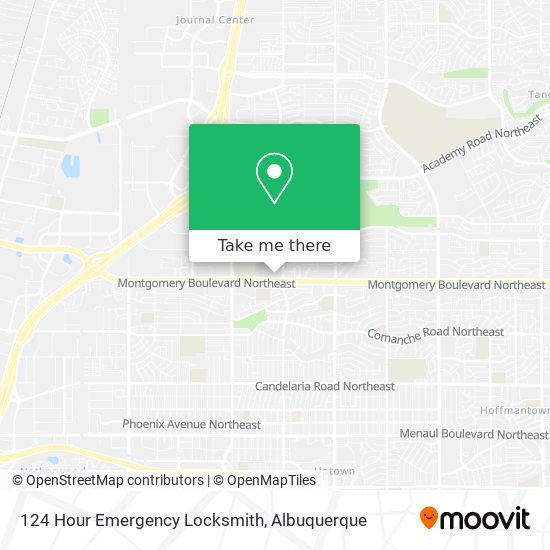124 Hour Emergency Locksmith map