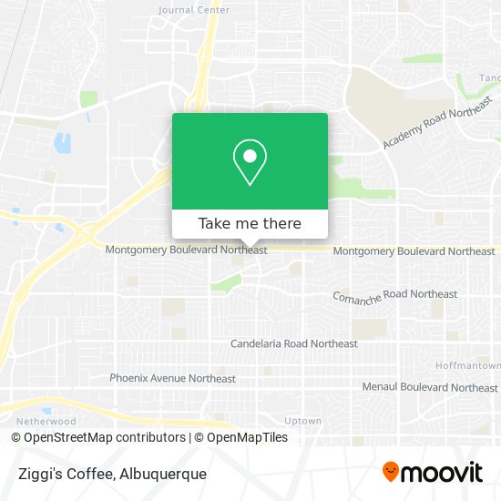 Ziggi's Coffee map