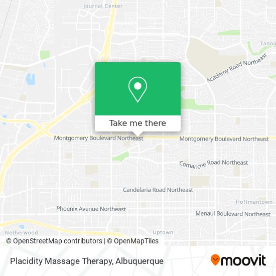 Placidity Massage Therapy map