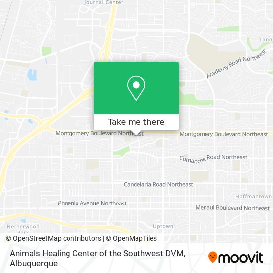 Animals Healing Center of the Southwest DVM map