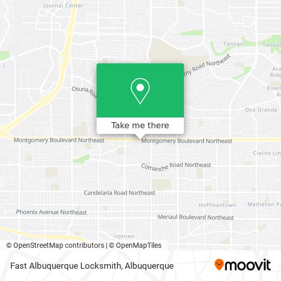 Fast Albuquerque Locksmith map