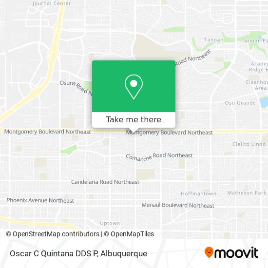 Oscar C Quintana DDS P map
