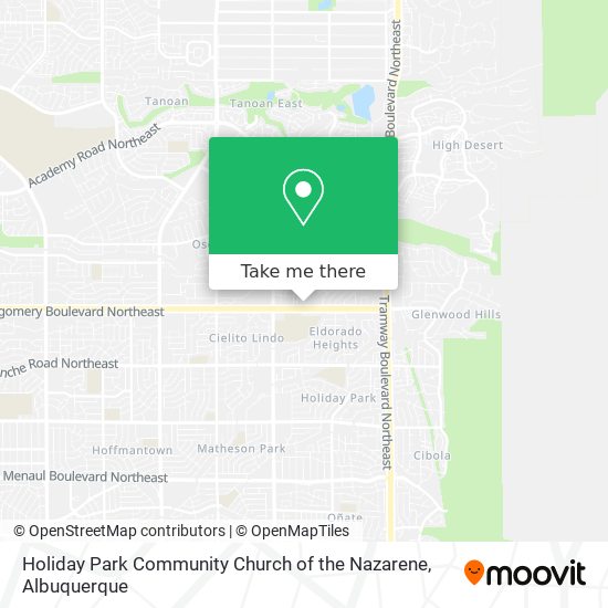 Mapa de Holiday Park Community Church of the Nazarene