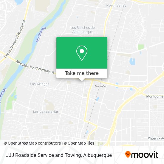 Mapa de JJJ Roadside Service and Towing