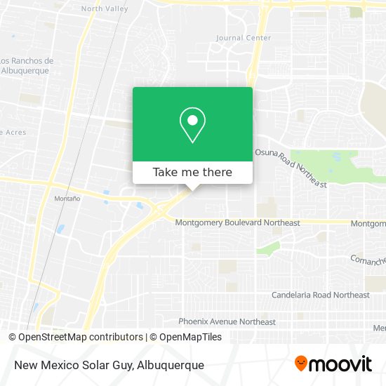 Mapa de New Mexico Solar Guy