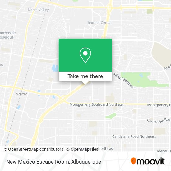 Mapa de New Mexico Escape Room