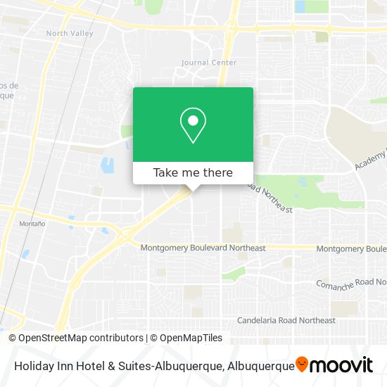 Holiday Inn Hotel & Suites-Albuquerque map