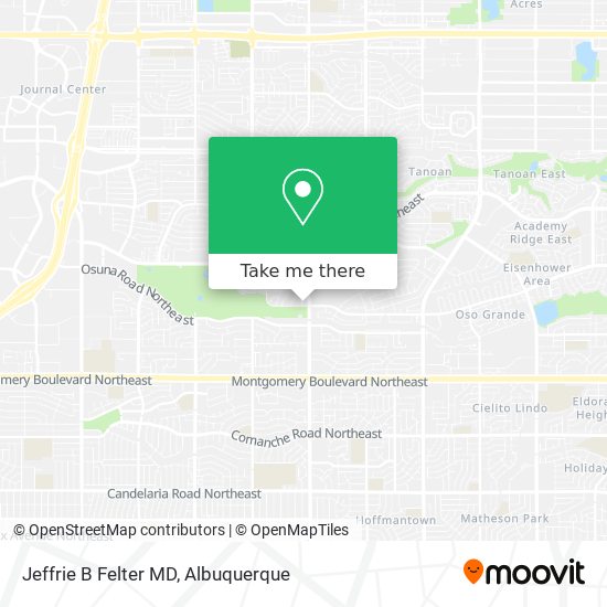Jeffrie B Felter MD map
