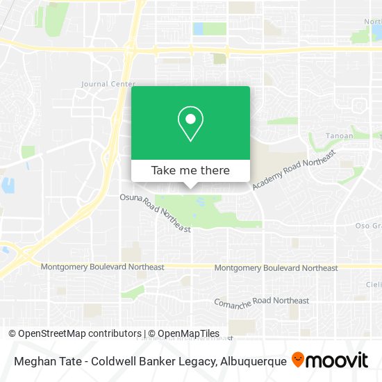 Mapa de Meghan Tate - Coldwell Banker Legacy