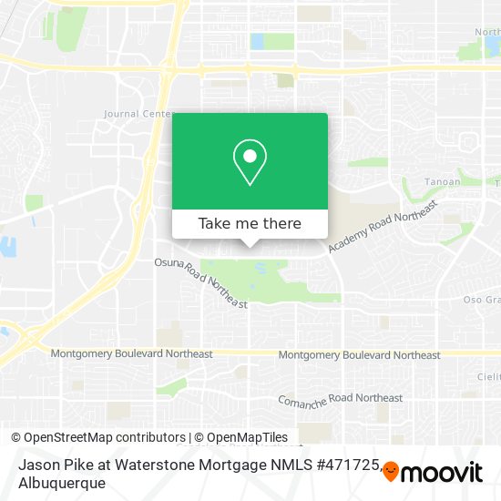 Jason Pike at Waterstone Mortgage NMLS #471725 map