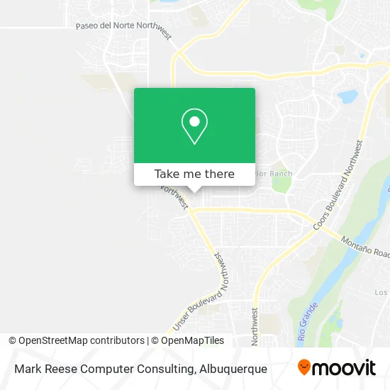 Mark Reese Computer Consulting map