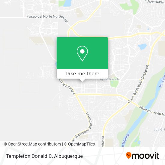 Mapa de Templeton Donald C