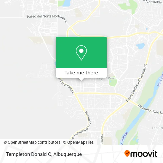Templeton Donald C map