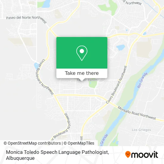 Monica Toledo Speech Language Pathologist map