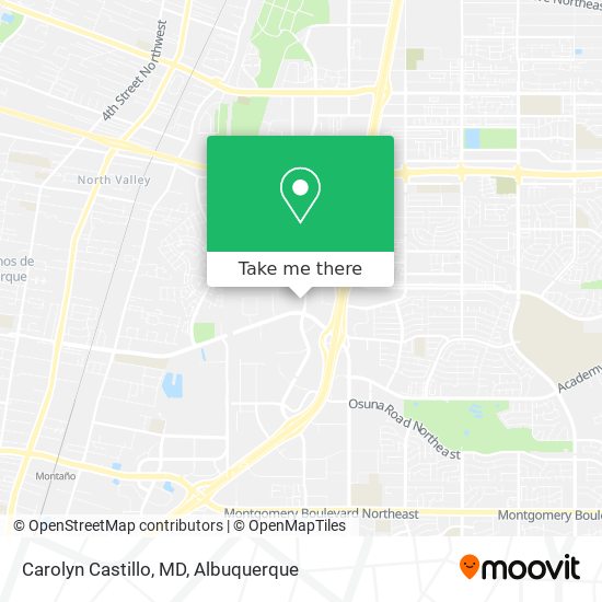 Mapa de Carolyn Castillo, MD