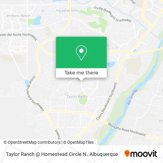 Taylor Ranch @ Homestead Circle N. map