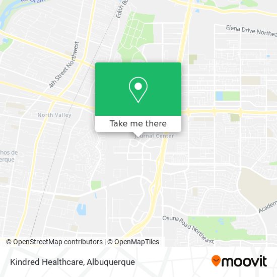 Kindred Healthcare map