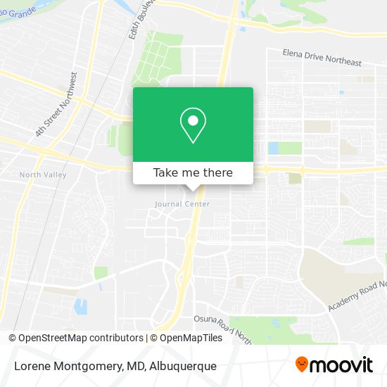 Lorene Montgomery, MD map