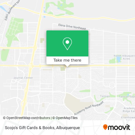 Scojo's Gift Cards & Books map